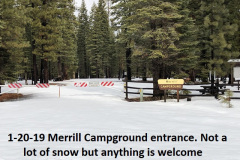 1-20-19 Merrill Campground entrance