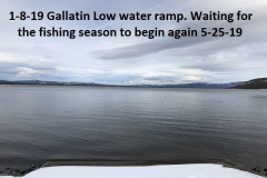 1-8-19 Low water ramp waiting for the next fishing season to begin