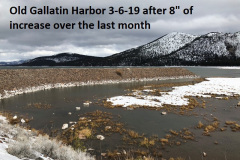 3-6-19 Old Gallatin Harbor after 8 inches of increase in the last month