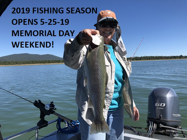 2019 FISHING SEASON OPENS MAY 25, 2019