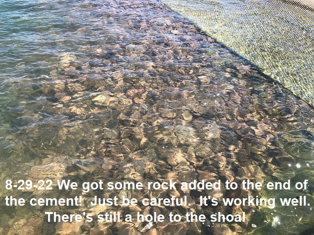 8-29-22-Rocks-added-to-the-end-of-the-cement